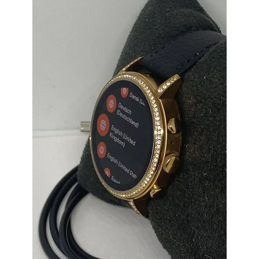 Fossil Gen 4 Authentic Digital Dial Smart Watch Custom Band FTW6015 AB439